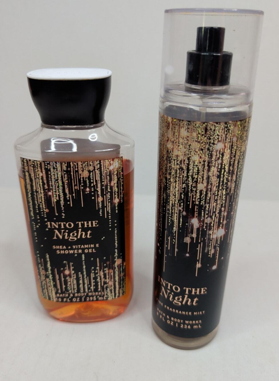 Bath& Body Works Into the Night Shower Gel 10 oz. and Fine Fragrance Mist 8 oz.